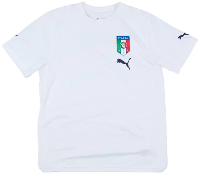 2007-08 Italy Puma Training Shirt - 8/10 - (XL.Boys)