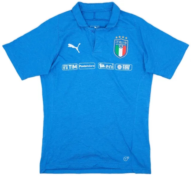 2017-18 Italy Puma Polo Shirt - 8/10 - (M.Boys)
