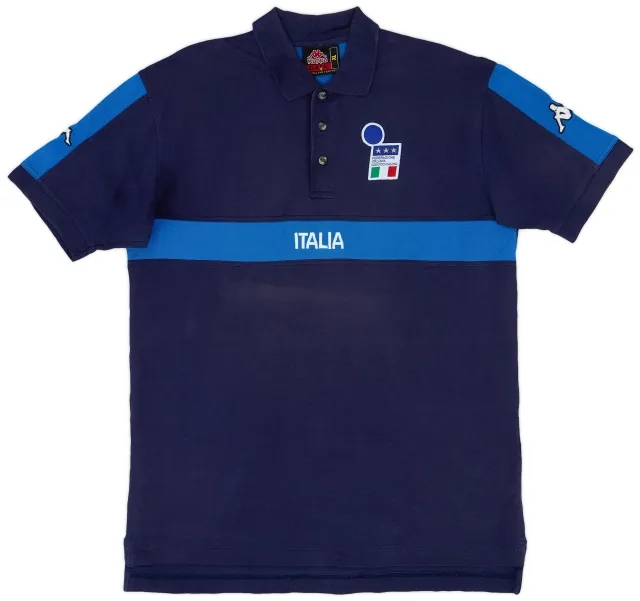 1999-00 Italy Kappa Polo Shirt - 5/10 - (XL)