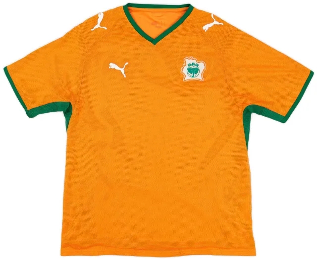 Puma 2008-10 Ivory Coast Home Shirt - 6/10 - (L)