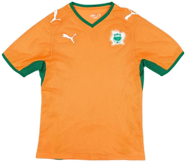 Puma 2008-10 Ivory Coast Home Shirt - 7/10 - (XS)