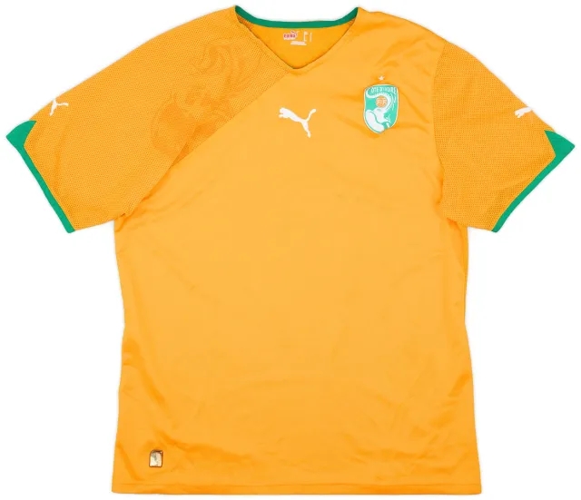 Puma 2010-11 Ivory Coast Home Shirt - 7/10 - (L)