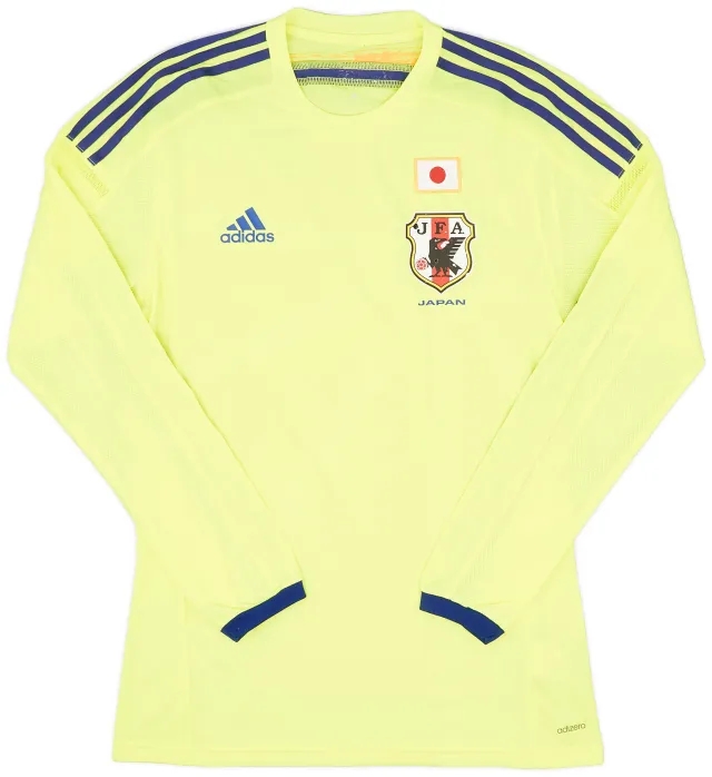 adidas 2014 Japan Authentic Away L/S Shirt - 7/10 - (M)