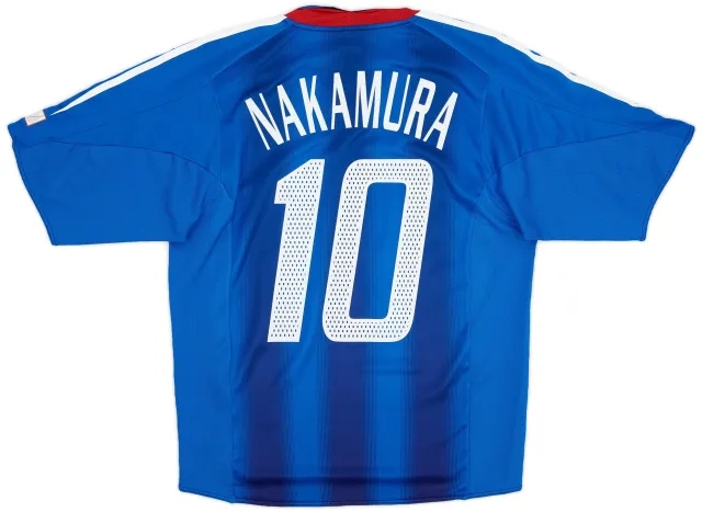 adidas 2002-04 Japan Authentic Home Shirt Nakamura #10 - 8/10 - (S)