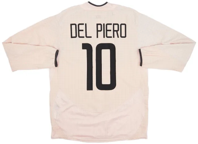 Nike 2003-04 Juventus Away L/S Shirt Del Piero #10 - 6/10 - (M)