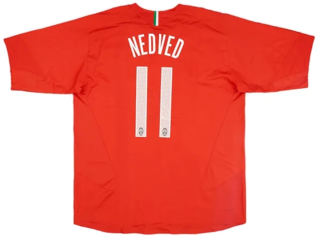 Nike 2005-06 Juventus Away Shirt Nedved #11 (XXL)