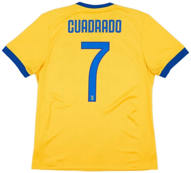 adidas 2017-18 Juventus Away Shirt Cuadrado #7 - 7/10 - (M)
