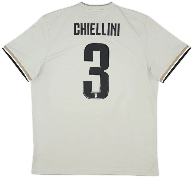 adidas 2018-19 Juventus Away Shirt Chiellini #3 (XL)