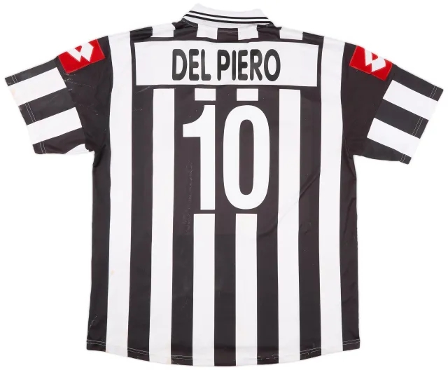 Lotto 2001-02 Juventus Home Shirt Del Piero #10 - 5/10 - (XXL)