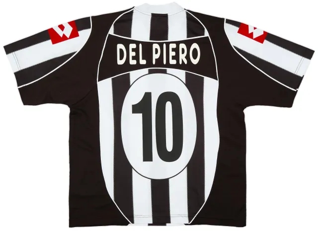 Lotto 2002-03 Juventus Home Shirt Del Piero #10 - 8/10 - (XL)