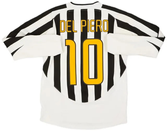 Nike 2003-04 Juventus Home L/S Shirt Del Piero #10 - 7/10 - (S)