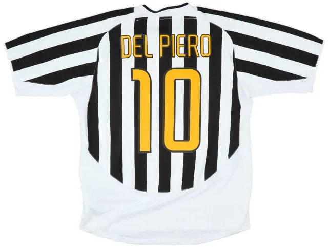 Nike 2003-04 Juventus Home Shirt Del Piero #10 - 7/10 - (XL)