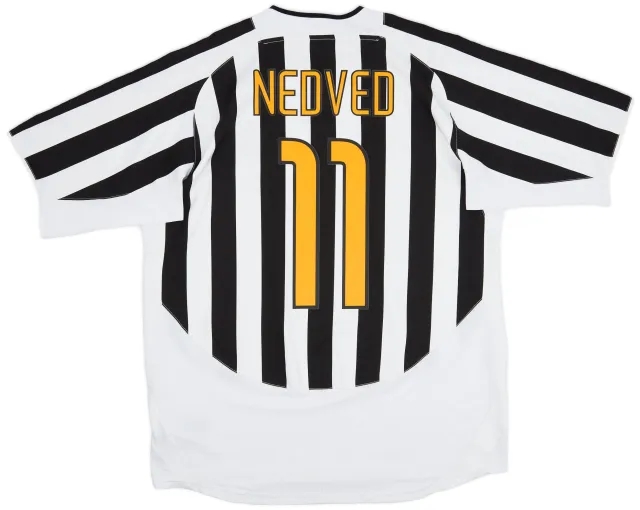 Nike 2003-04 Juventus Home Shirt Nedved #11 - 6/10 - (XL)