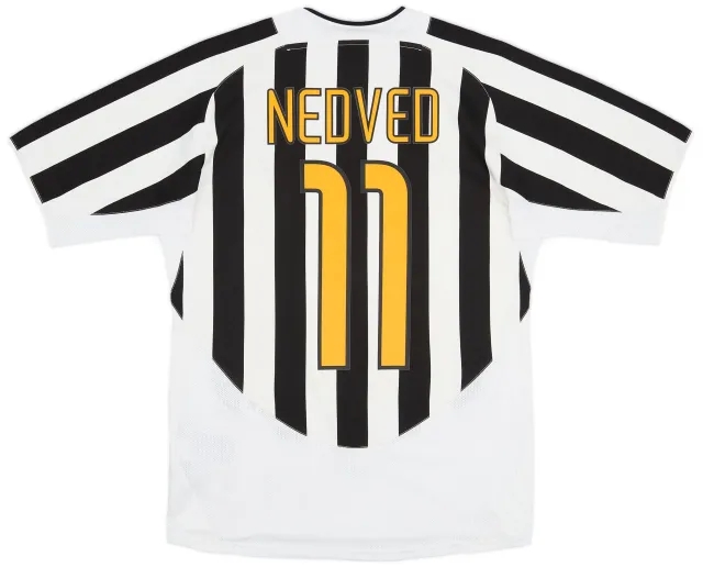 Nike 2003-04 Juventus Home Shirt Nedved #11 - 8/10 - (S)