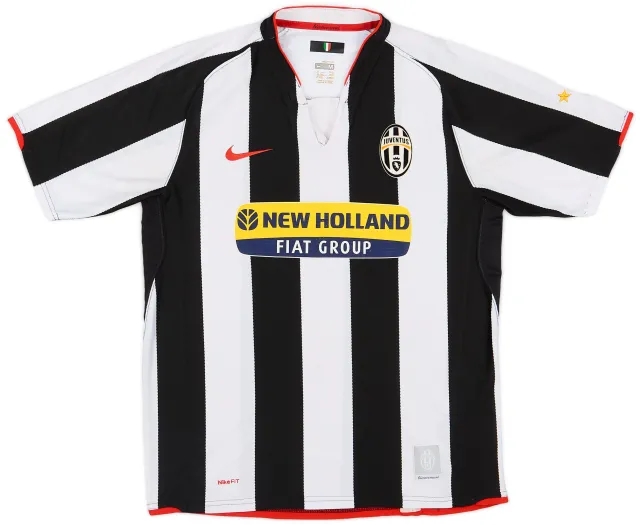 Nike 2007-08 Juventus Home Shirt - 7/10 - (M)