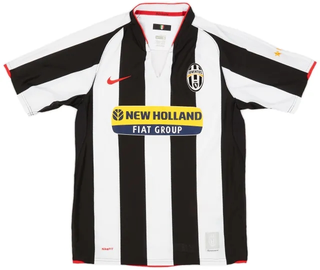 Nike 2007-08 Juventus Home Shirt - 8/10 - (S)