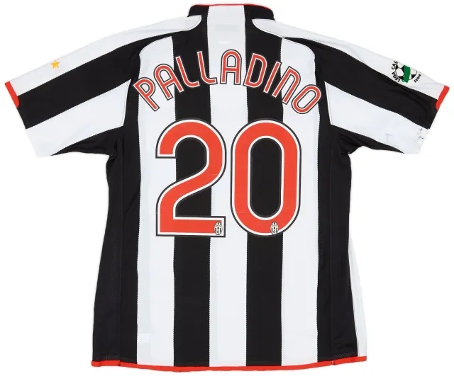 Nike 2007-08 Juventus Match Issue Home Shirt Palladino #20