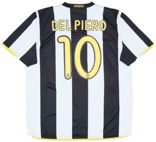 Nike 2008-09 Juventus Home Shirt Del Piero #10 - 6/10 - (XL)