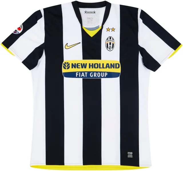 Nike 2008-09 Juventus Match Issue Signed Home Shirt Amauri #8