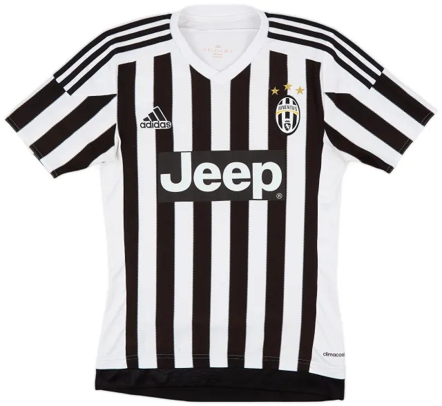 adidas 2015-16 Juventus Home Shirt - 8/10 - (XS)