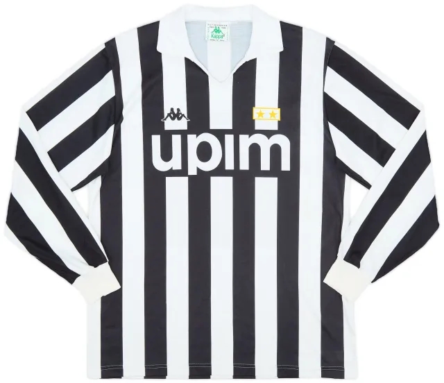 Kappa 1989-90 Juventus Basic Home L/S Shirt - 8/10 - (XL)