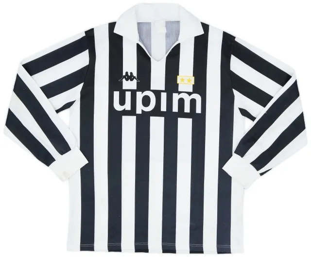 Kappa 1989-90 Juventus Basic Home L/S Shirt #11 - 5/10 - (XL)