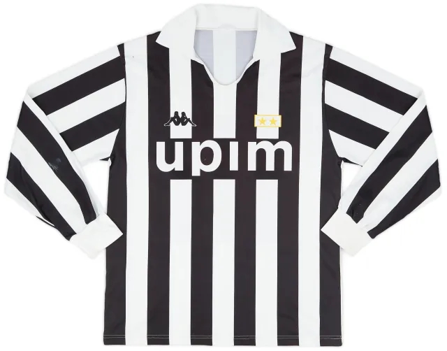 Kappa 1989-90 Juventus Basic Home L/S Shirt #8 - 8/10 - (M)
