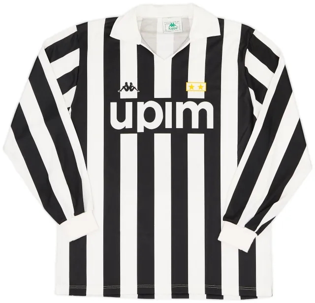 Kappa 1989-90 Juventus Basic Home L/S Shirt - 9/10 - (XL)