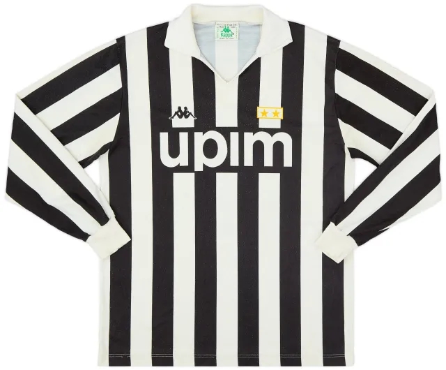 Kappa 1989-90 Juventus Basic Home L/S Shirt - 8/10 - (L)