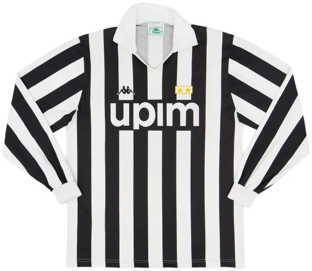 Kappa 1989-90 Juventus Basic Home L/S Shirt - 8/10 - (XL)