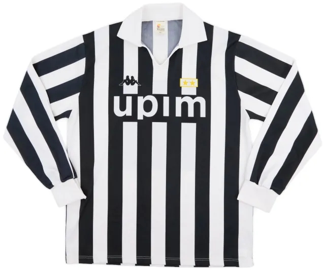 Kappa 1989-90 Juventus Basic Home L/S Shirt #11 - 8/10 - (XL)