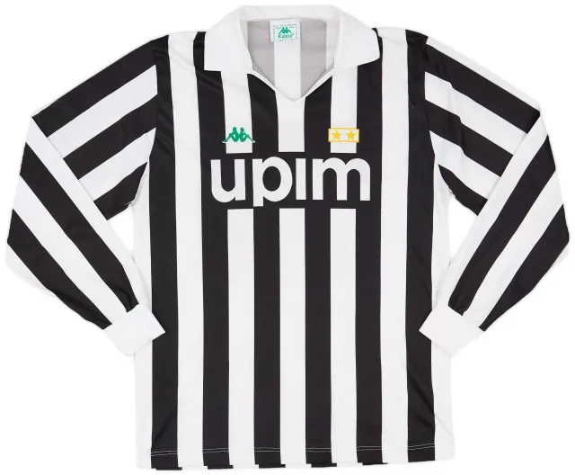 Kappa 1991-92 Juventus Basic Home L/S Shirt - 8/10 - (XL)