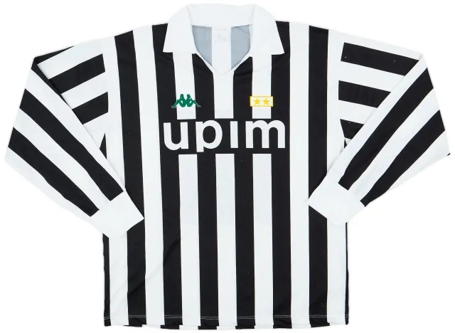 Kappa 1991-92 Juventus Basic Home L/S Shirt - 5/10 - (L)