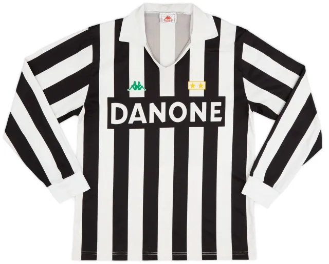Kappa 1991-92 Juventus Basic Home L/S Shirt - 9/10 - (L)