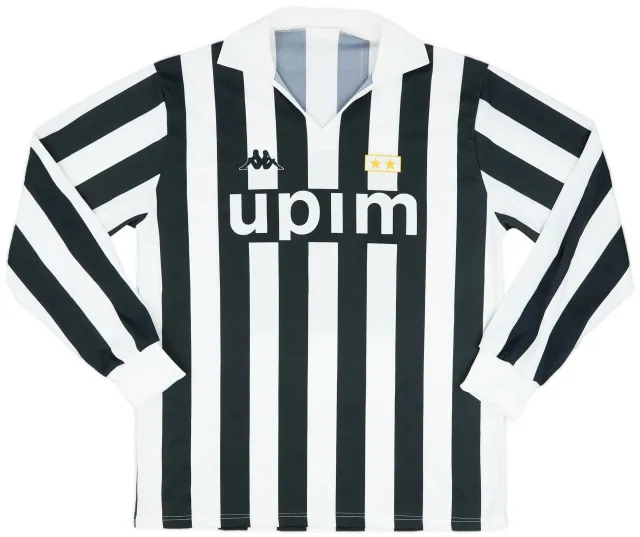 Kappa 1991-92 Juventus Basic Home L/S Shirt #11 (Casiraghi) - 8/10 - (L)