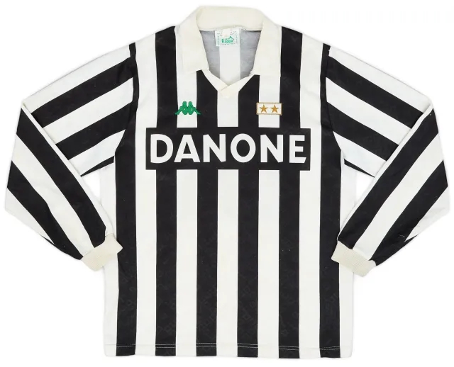 Kappa 1991-92 Juventus Home L/S Shirt #10 - 8/10 - (M)