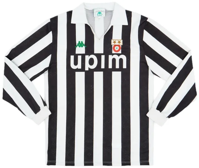 Kappa 1991-92 Juventus Home L/S Shirt #11 - 8/10 - (L)