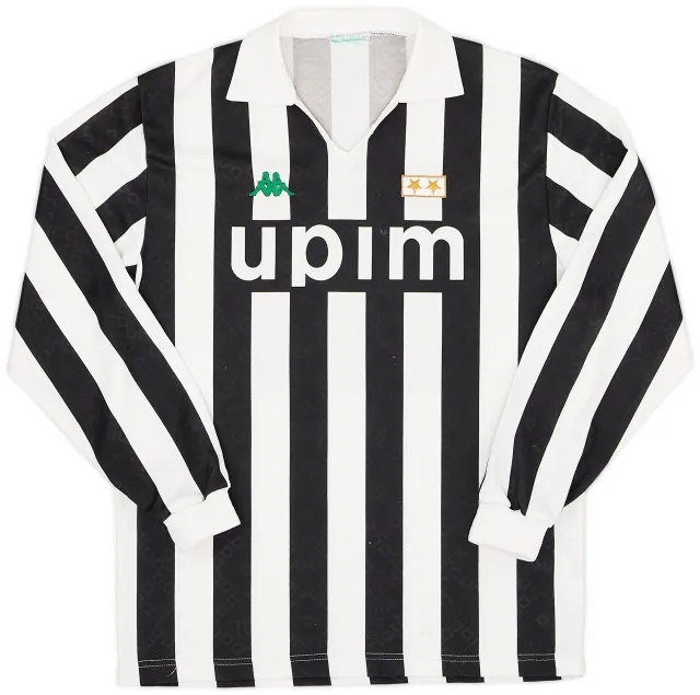 Kappa 1991-92 Juventus Home L/S Shirt - 6/10 - (L)