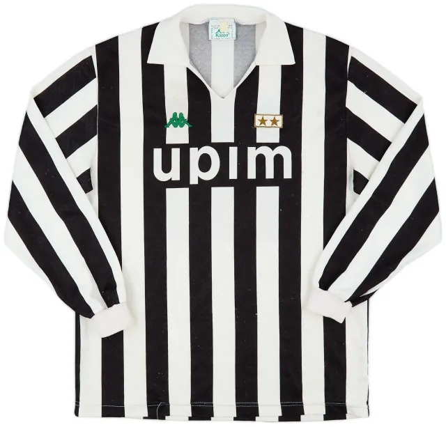 Kappa 1990-92 Juventus Home L/S Shirt #3 - 8/10 - (XL)