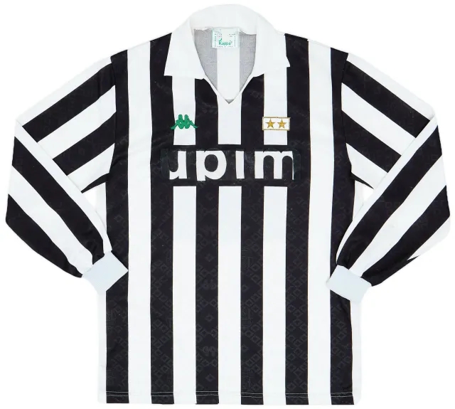 Kappa 1991-92 Juventus Home L/S Shirt - 5/10 - (L)
