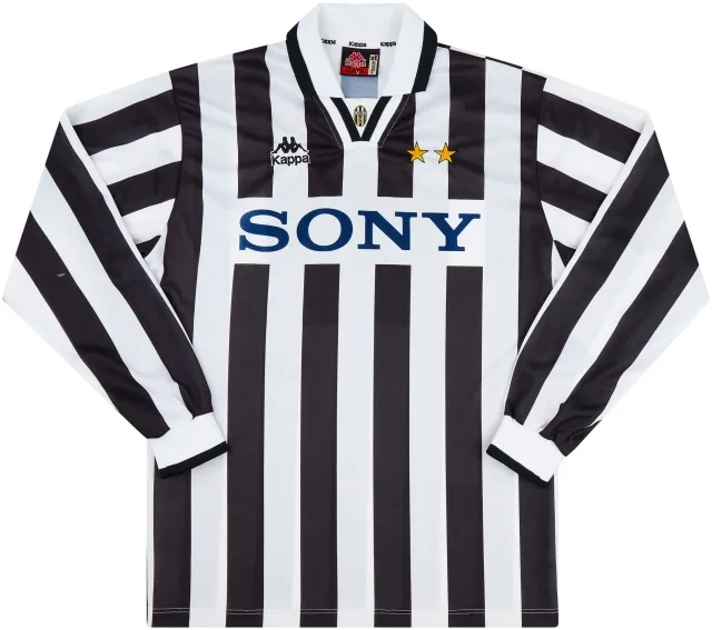 Kappa 1995-97 Juventus Home L/S Shirt #9 - 7/10 - (XL)