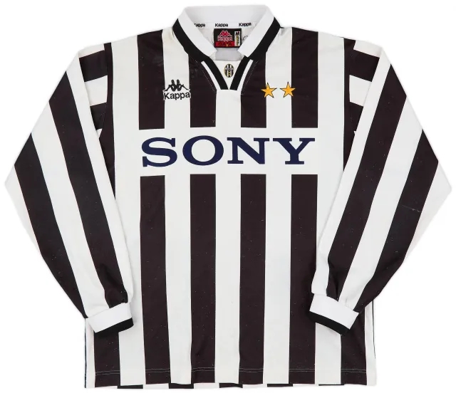 Kappa 1995-97 Juventus Home L/S Shirt - 7/10 - (M)