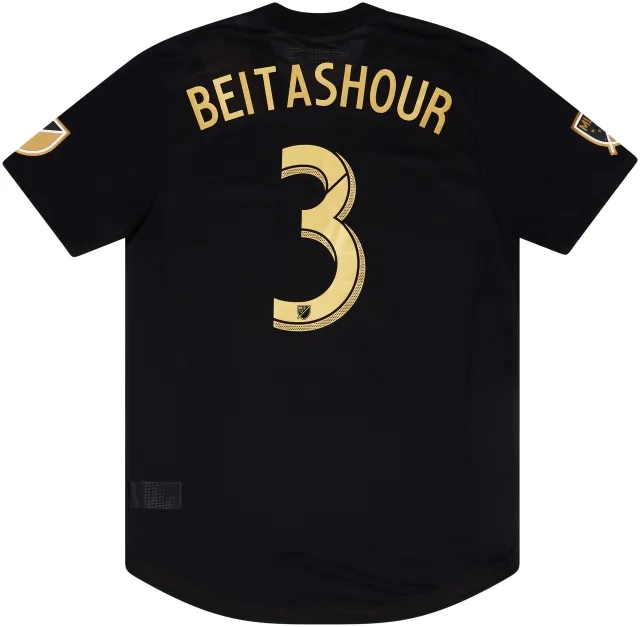 adidas Los Angeles FC Mens SS Player Issue Home Shirt 2018