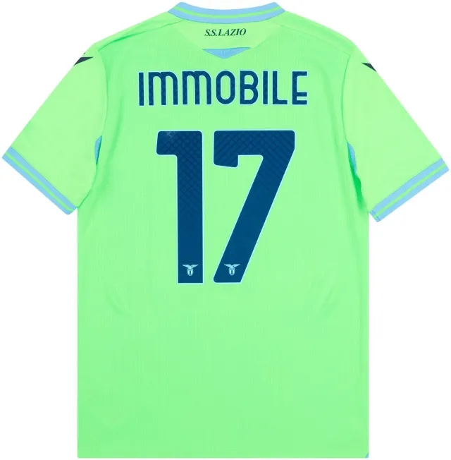 Macron 2020-21 Lazio Away Shirt Immobile #17 (XL)