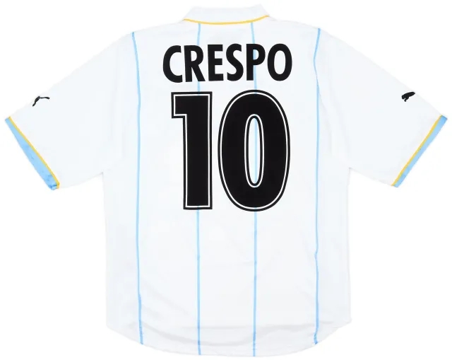 Puma 2001-02 Lazio European Home Shirt Crespo #10 - 8/10 - (S)