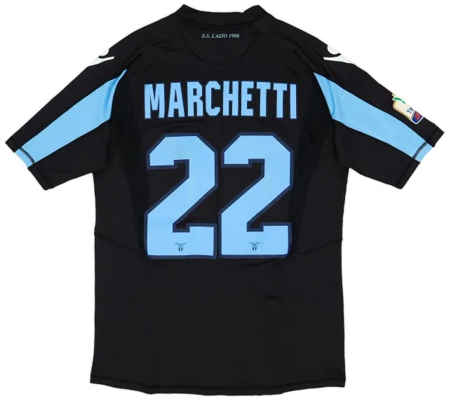 Macron 2012-13 Lazio Match Issue Coppa Italia GK Shirt Marchetti #22