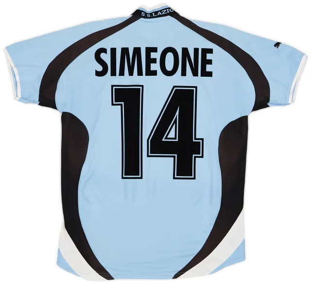 Puma 2000-01 Lazio Home Shirt Simeone #14 - 6/10 - (S)