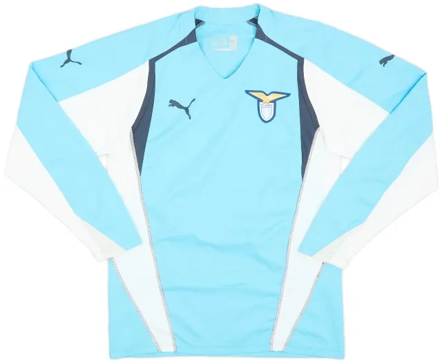 Puma 2004-05 Lazio Home L/S Shirt #9 - 7/10 - (S)