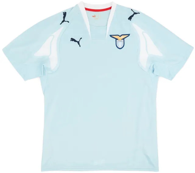 Puma 2007-08 Lazio Home Shirt - 9/10 - (L)