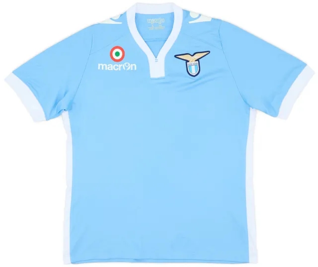 Macron 2013-14 Lazio Home Shirt - 8/10 - (S)